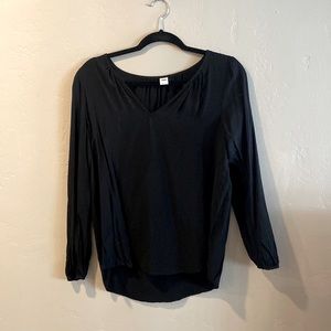 Black Quarter-Sleeve Shirt